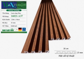 Tấm ốp lam sóng nhựa MaxFloor A37 Tấm ốp lam sóng nhựa MaxFloor A37