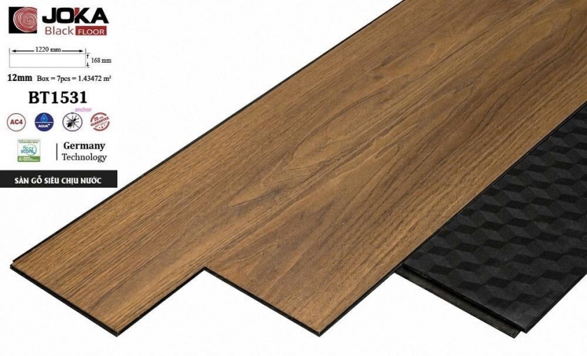 Sàn gỗ Joka BT1531 cốt đen