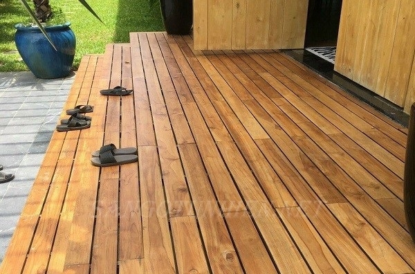 Sàn gỗ Teak ngoài trời cao cấp Sàn gỗ Teak ngoài trời cao cấp