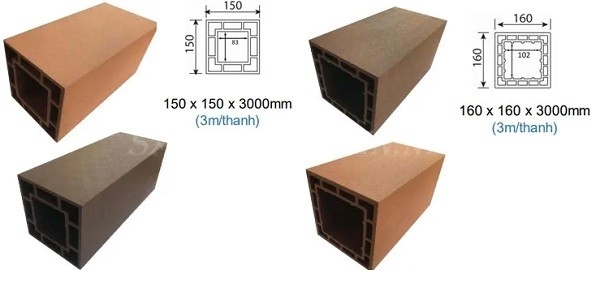 Trụ giàn lam ngoài trời Trụ giàn lam ngoài trời