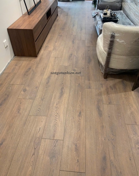  Ảnh thực tế lắp tại công trình sàn gỗ Alsafloor 528 