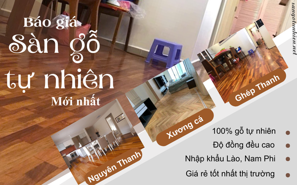 Báo giá sàn gỗ tự nhiên 