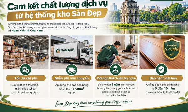 Cam kết dịch vụ tại công ty Sàn Đẹp