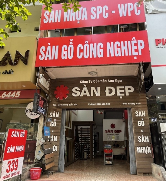 Cửa hàng sàn gỗ 339 Hoàng Quốc Việt Cầu Giấy 