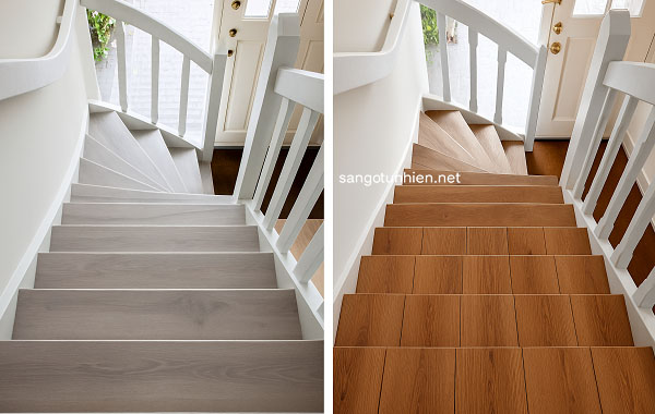 Hướng sàn Khu vực cầu thang