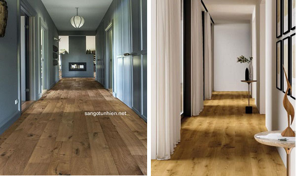 Hướng sàn Khu vực hành lang