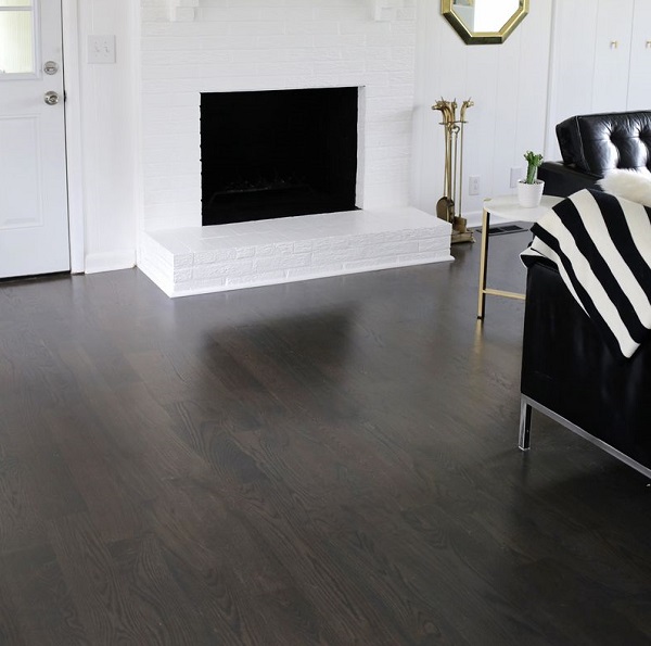 Mẫu sàn gỗ màu đen 5