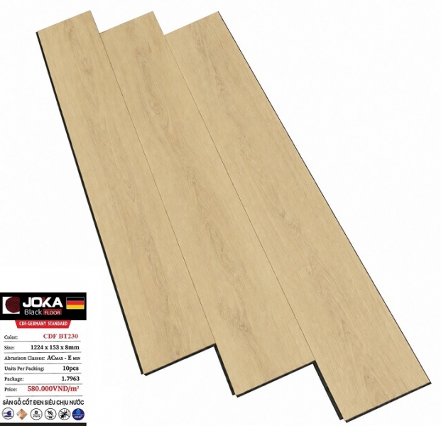 Sàn gỗ Joka BT230 cốt đen 1