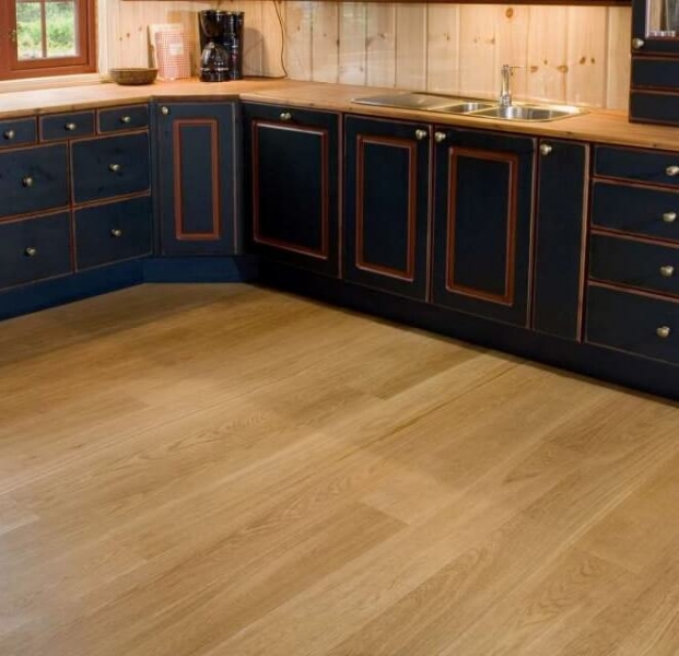 Sàn gỗ kỹ thuật inovar lắp phòng bếp