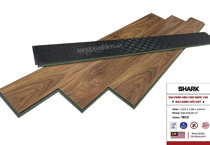 Sàn gỗ Shark HDF Green W15