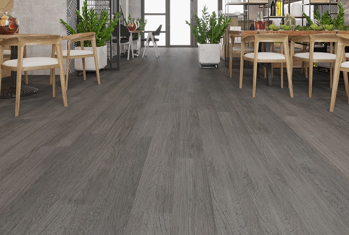 Sàn gỗ Alsa 542 màu xám đậm sang trọng hiện đại