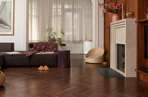 Sàn gỗ Cà Chít lắp xương cá