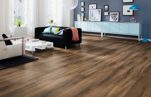 Sàn gỗ công nghiệp màu nâu