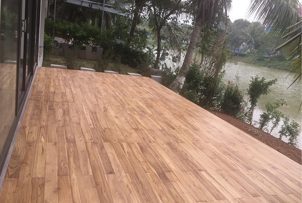 Sàn gỗ Teak lát ngoài trời