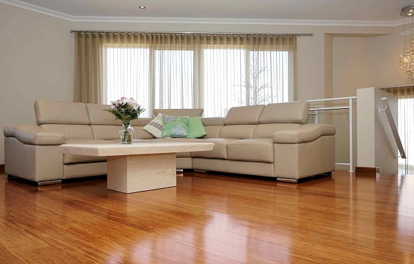 Sàn gỗ Tre ép khối càng dùng càng bóng đẹp