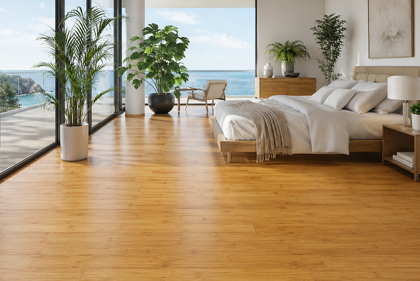Sàn gỗ Tre ép ngang lát khách sạn đẹp tự nhiên