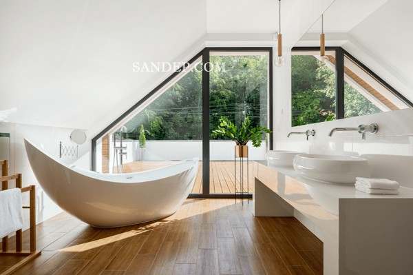 Sàn gỗ tự nhiên đã qua xử lý chống nước